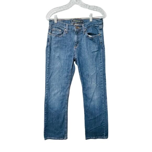 DKNY Ludlow Jeans Womens 6 R (30x28) Blue Denim Stretch Straight Boot Cut Casual - Picture 1 of 4